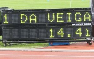 Audilia championne de France sur 100m haies