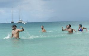 Séance renforcement/aquagym de Noël