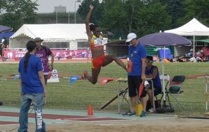 France CA/JU - 19 juillet - Emeline - qualifs de la longueur cadettes