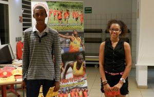 Soirée bilan 2013 - Romain et Léa, benjamins l'an dernier, minimes cette année