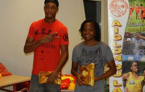 Soirée bilan 2013 - Les lanceurs Emeline et Mathieu