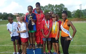 Championnats de cross 2014 - Et bien accompagnés.