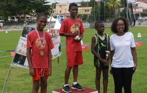 Meeting US Robert - Podium 50m POM - Sohan 1er et Jérémy 3e