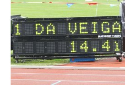 Audilia championne de France sur 100m haies