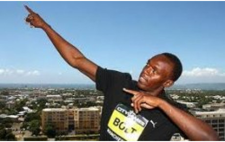 Le roi Usain de passage, profitez-en ...