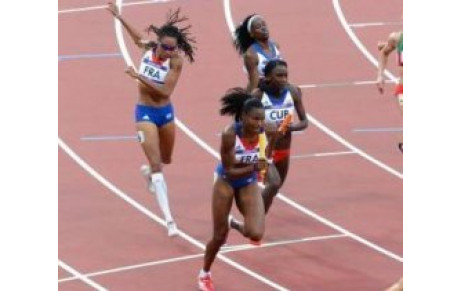Les françaises 6es du 4x400m, sans Lénora