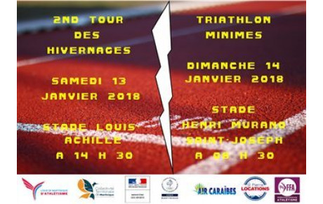 2ème Tour des Hivernages samedi 13 janvier 2018 à Fort de France